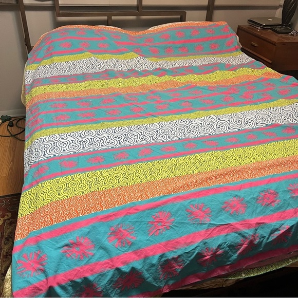 IKEA Other - IKEA Lappljung multicolored tribal stripe twin duvet cover